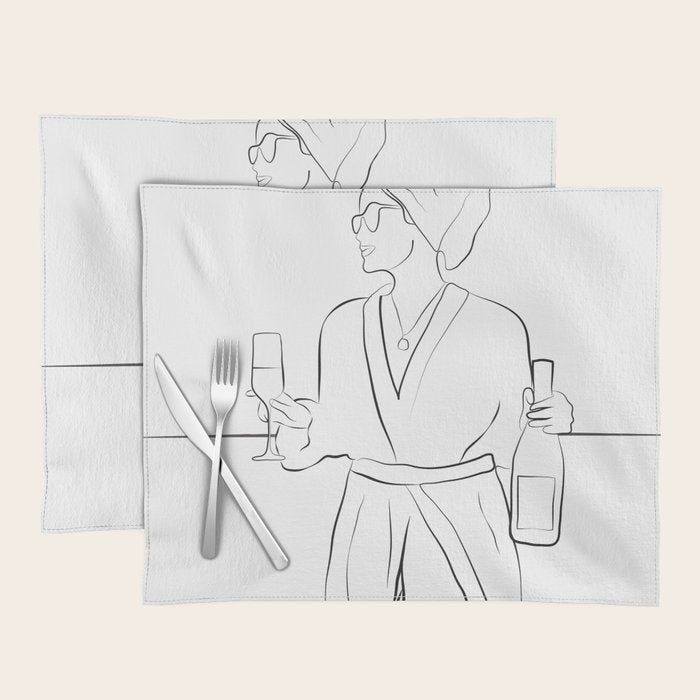 Morning Wine Placemat Gallery Image 1