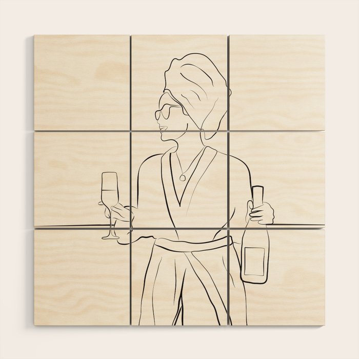 Morning Wine Wood Wall Art Gallery Image 1