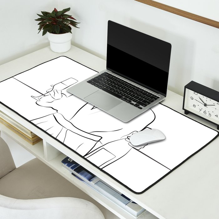 Morning Wine Desk Mat Gallery Image 2