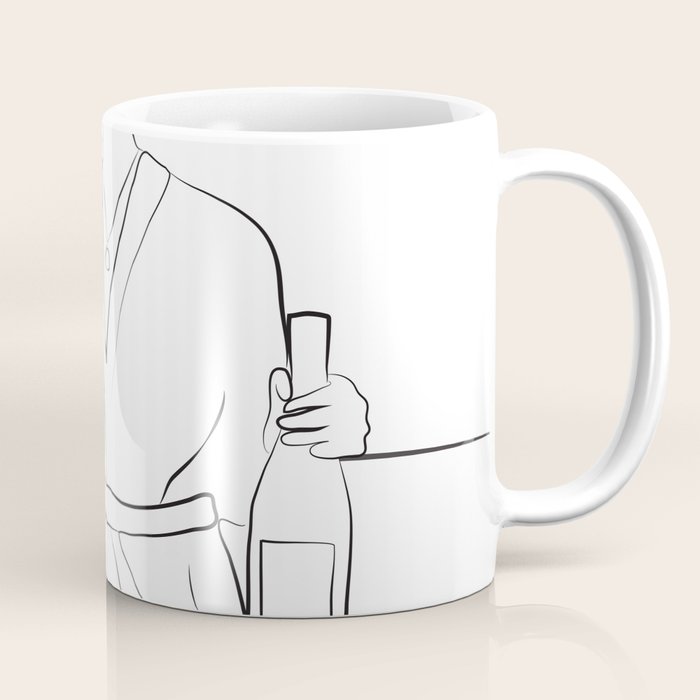 Morning Wine Coffee Mug Gallery Image 1