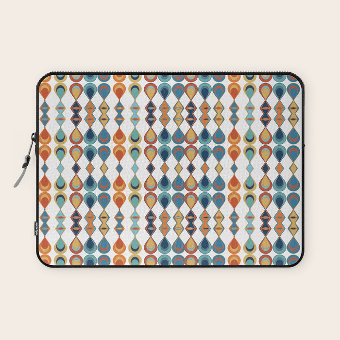 Mid Century Drop Pattern Laptop Sleeve Gallery Image 1