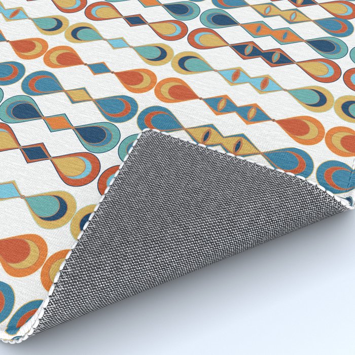 Mid Century Drop Pattern Rug Gallery Image 4