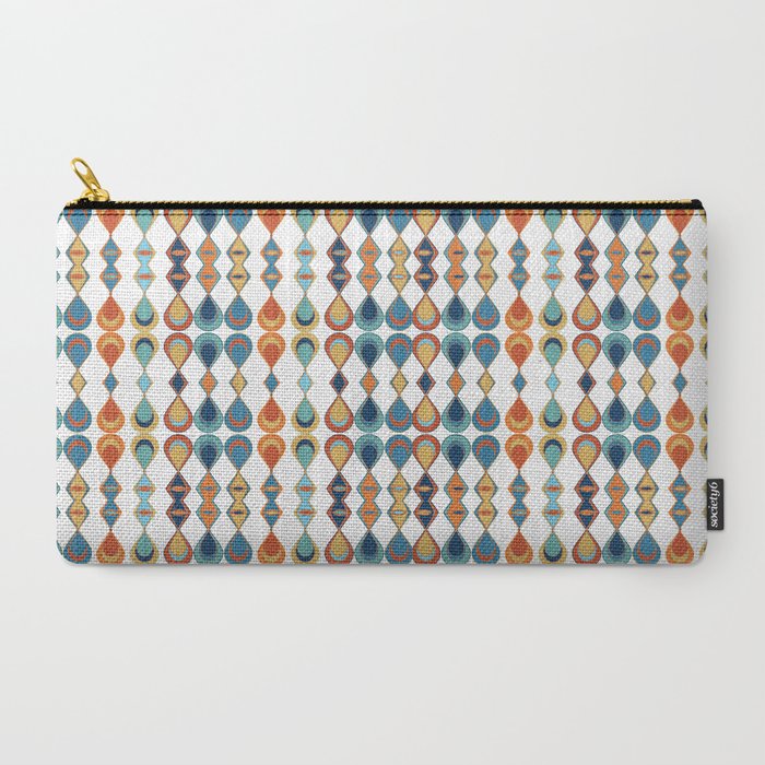 Mid Century Drop Pattern Carry All Pouch Gallery Image 2