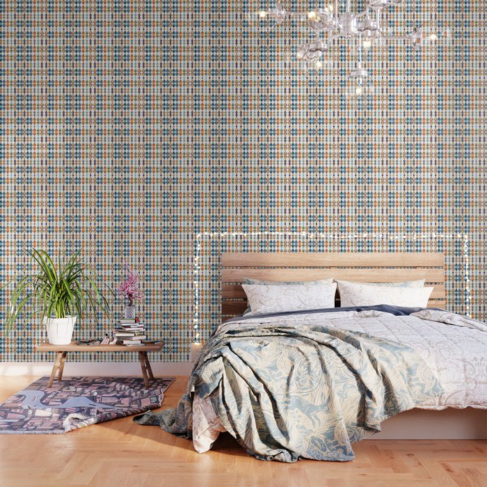 Mid Century Drop Pattern Wallpaper Gallery Image 3