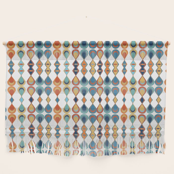 Mid Century Drop Pattern Wall Hanging Gallery Image 1