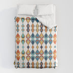 Mid Century Drop Pattern Duvet Cover Gallery Image 6