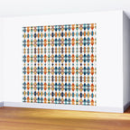 Mid Century Drop Pattern Wall Mural Gallery Image 2
