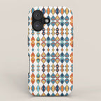 Mid Century Drop Pattern iPhone Case Gallery Image 1