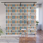 Mid Century Drop Pattern Wall Mural Gallery Image 1