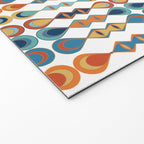 Mid Century Drop Pattern Welcome Mat Gallery Image 2