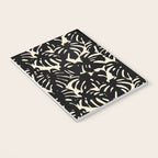 Tropical monstera plant leaf art pattern Notebook Gallery Image 3