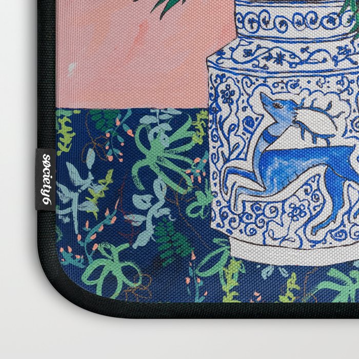 The Domesticated Jungle - Floral Still Life Laptop Sleeve Gallery Image 3