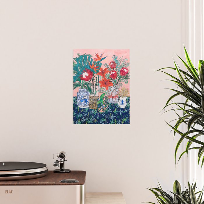 The Domesticated Jungle - Floral Still Life Poster Gallery Image 2