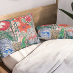 The Domesticated Jungle - Floral Still Life Pillow Sham Gallery Image 2