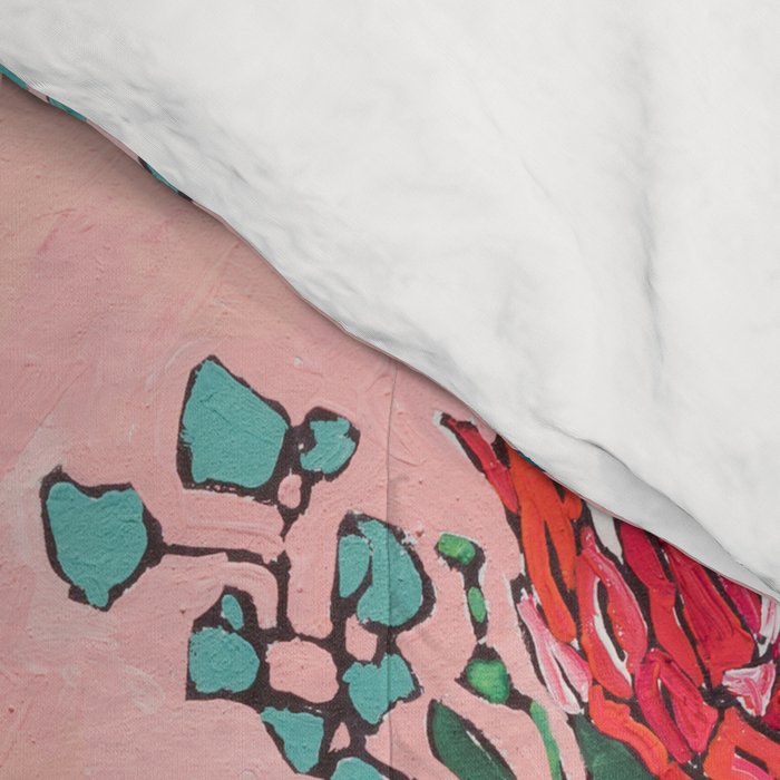 The Domesticated Jungle - Floral Still Life Comforter Gallery Image 4