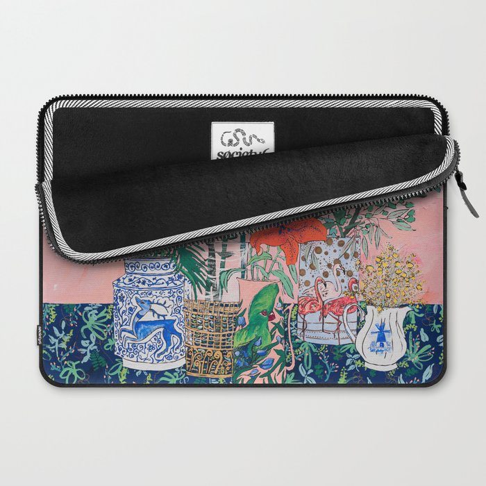The Domesticated Jungle - Floral Still Life Laptop Sleeve Gallery Image 2