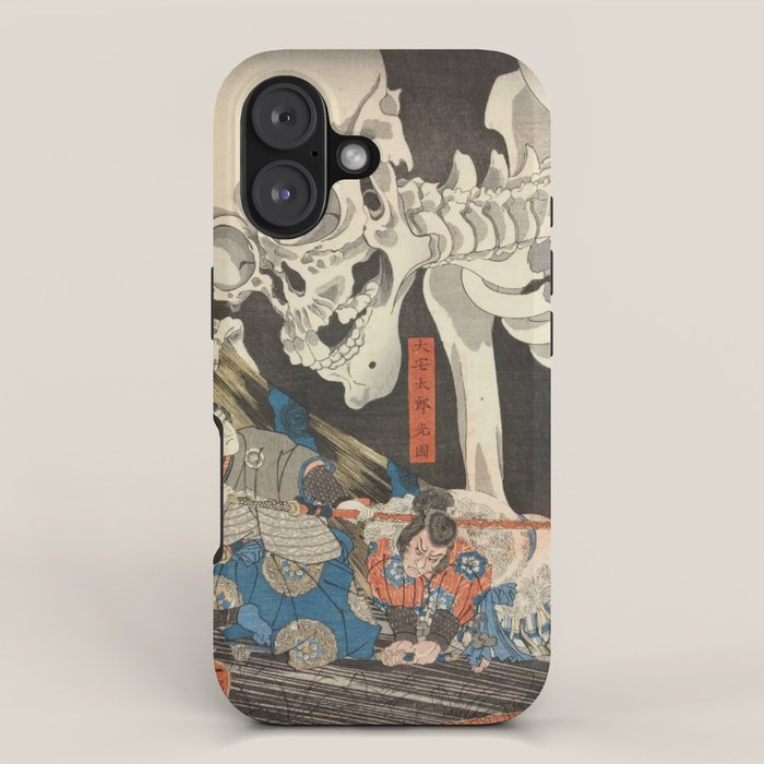 Takiyasha the Witch and the Skeleton Spectre iPhone Case Gallery Image 1