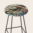 Takiyasha the Witch and the Skeleton Spectre Stool Gallery Image 2