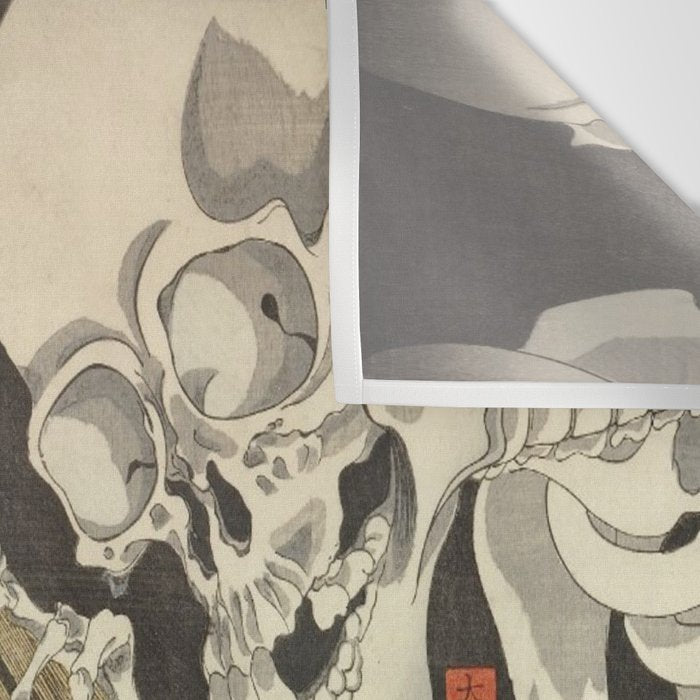 Takiyasha the Witch and the Skeleton Spectre Wall Tapestry Gallery Image 3