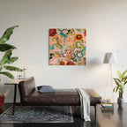 SUMMER BOTANICAL IX Wood Wall Art Gallery Image 2
