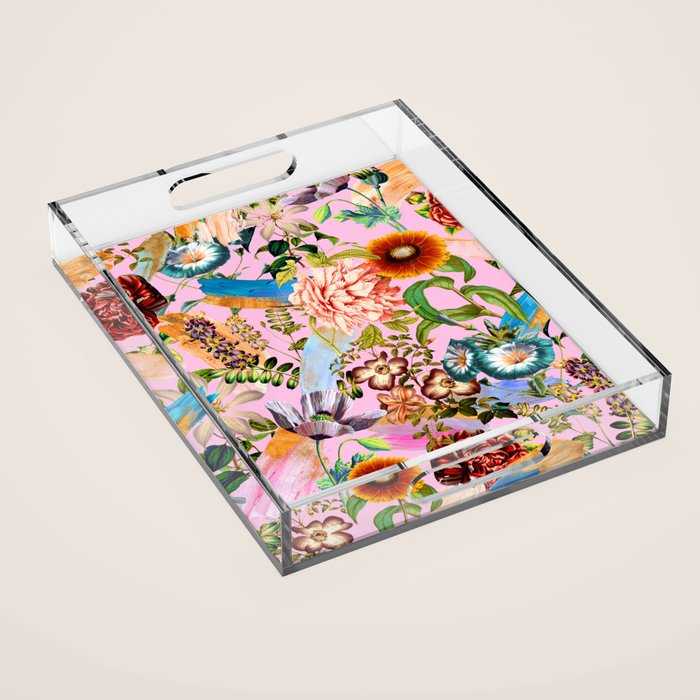 SUMMER BOTANICAL IX Acrylic Tray Gallery Image 1