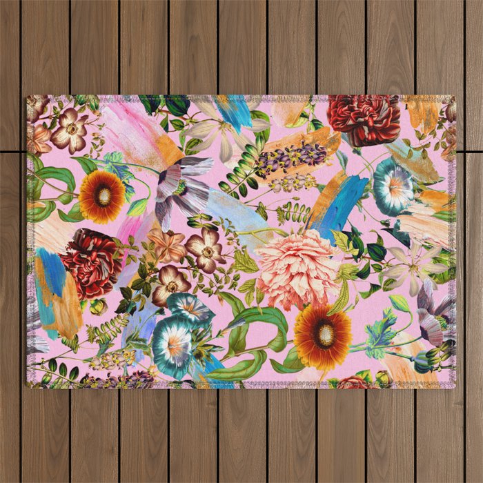 SUMMER BOTANICAL IX Outdoor Rug Gallery Image 1