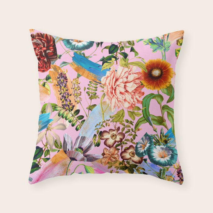 SUMMER BOTANICAL IX Throw Pillow Gallery Image 6