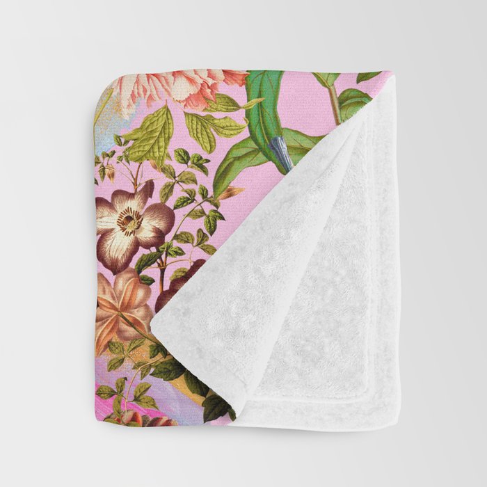 SUMMER BOTANICAL IX Throw Blanket Gallery Image 3