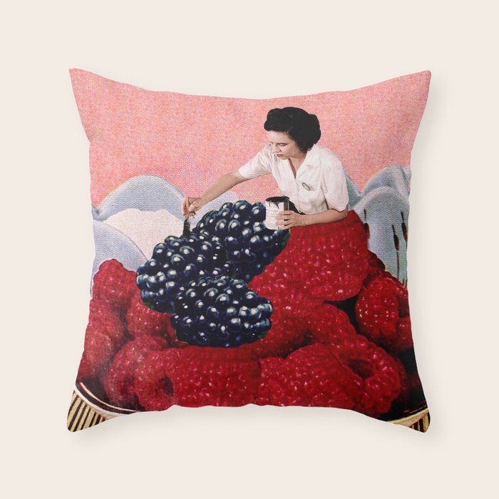 Berry-gate Throw Pillow Gallery Image 6