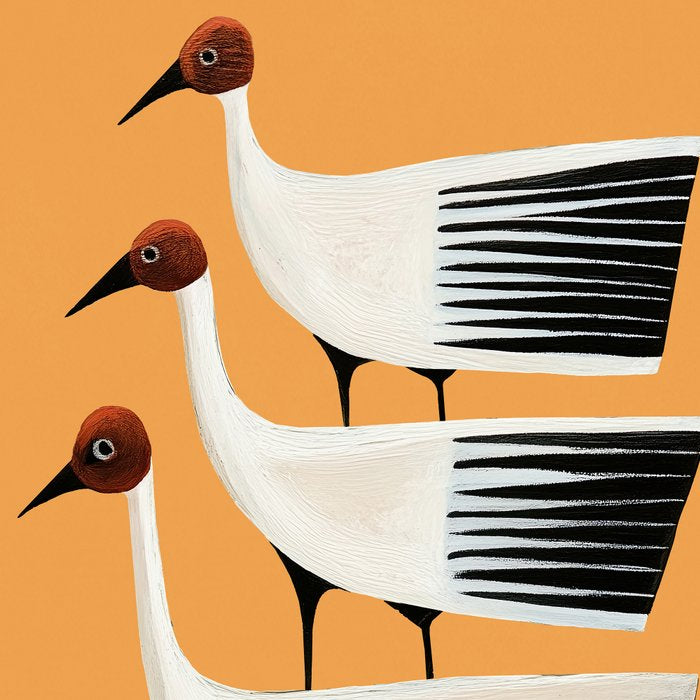 Striped Bird Trio II Coffee Mug Gallery Image 2