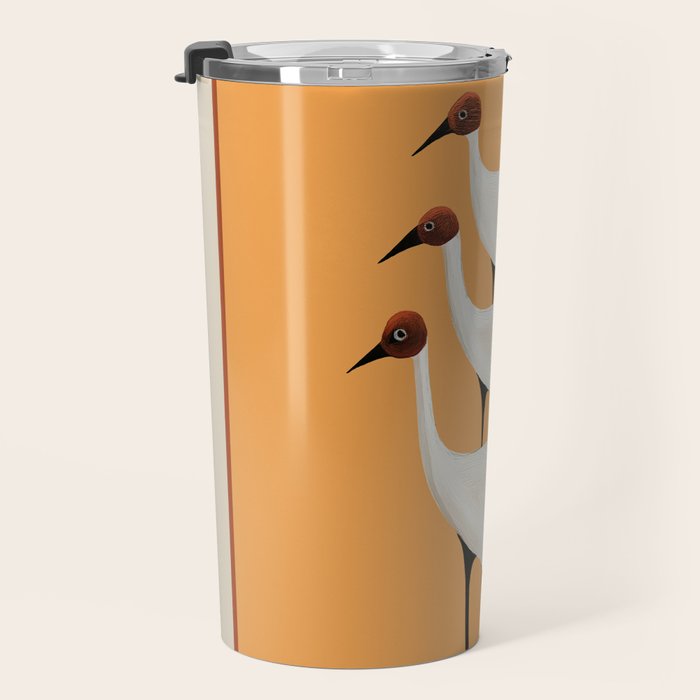 Striped Bird Trio II Travel Mug Gallery Image 3