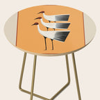 Striped Bird Trio II Side Table Gallery Image 2