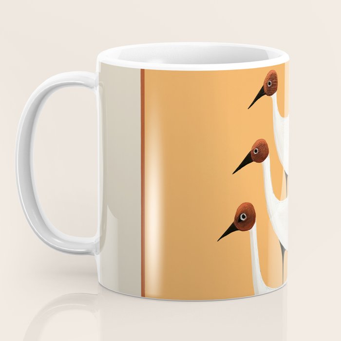 Striped Bird Trio II Coffee Mug Gallery Image 3