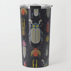 Beetle Specimens Travel Mug Gallery Image 1