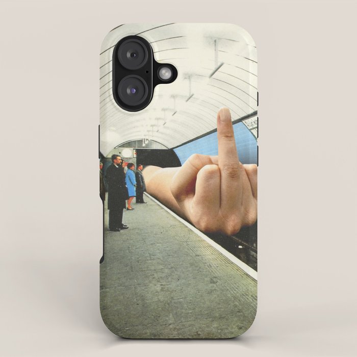 Monday Mood - Mind the finger iPhone Case Gallery Image 1