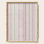 Vintage Pastel Striped Pattern Soft Aesthetic  Serving Tray Gallery Image 1