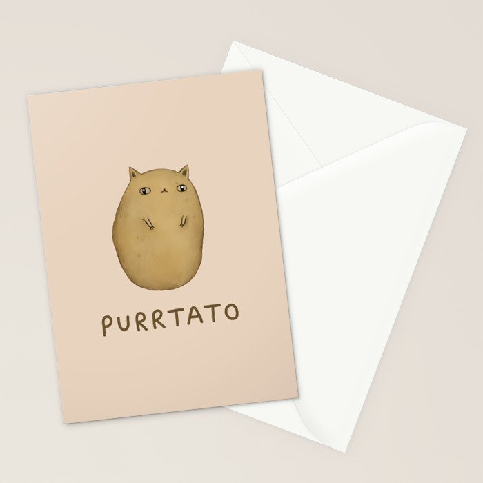 Purrtato Stationery Card Gallery Image 2