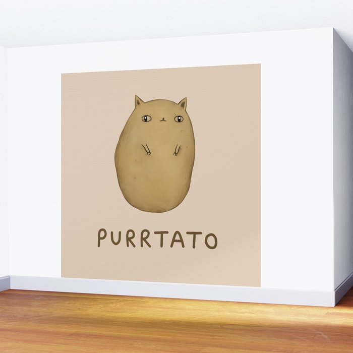 Purrtato Wall Mural Gallery Image 2