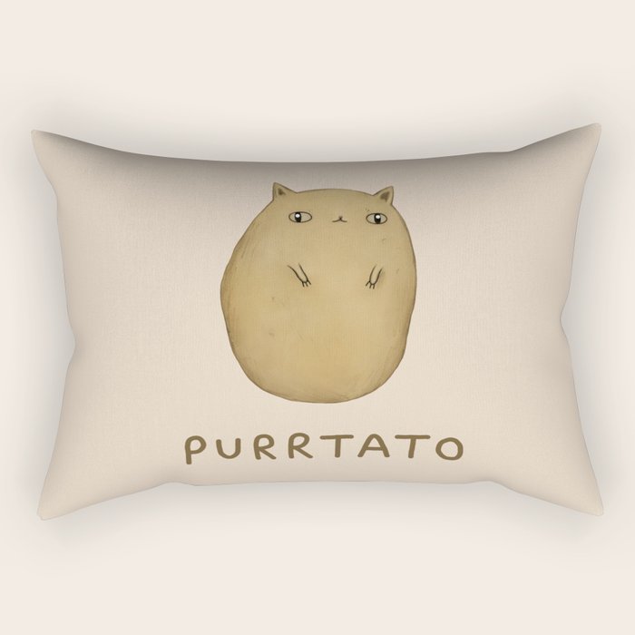 Purrtato Rectangular Pillow Gallery Image 2