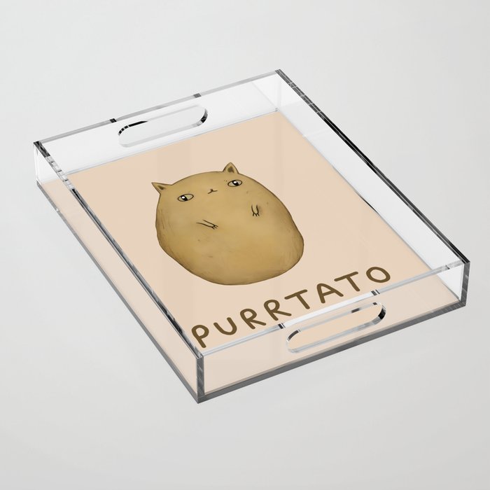 Purrtato Acrylic Tray Gallery Image 1