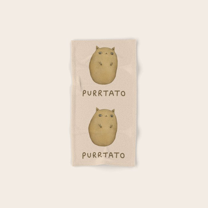 Purrtato Bath Towel Gallery Image 1