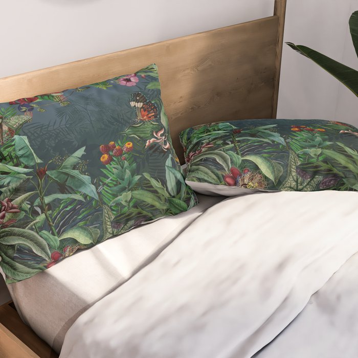 Midnight rainforest I Pillow Sham Gallery Image 2