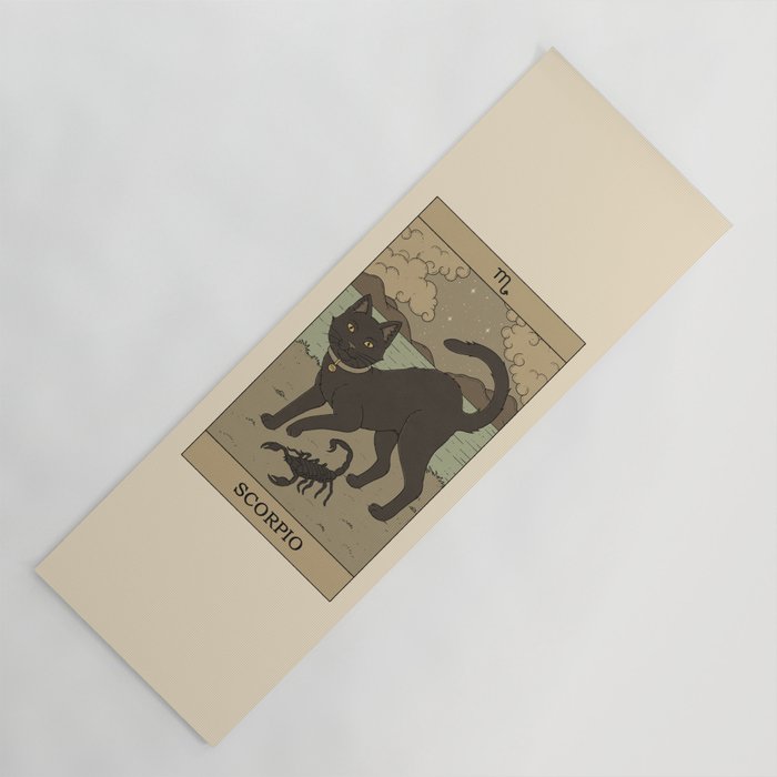 Scorpio Cat Yoga Mat Gallery Image 1