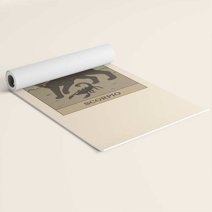 Scorpio Cat Yoga Mat Gallery Image 2