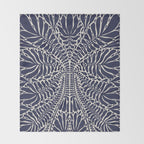 One Hundred-Leaved Plant #13 Throw Blanket Gallery Image 2