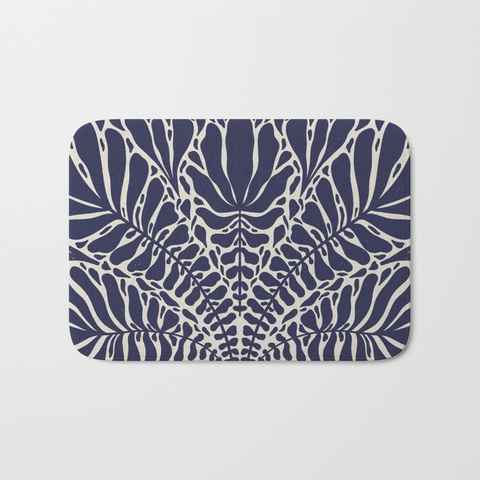 One Hundred-Leaved Plant #13 Bath Mat Gallery Image 1
