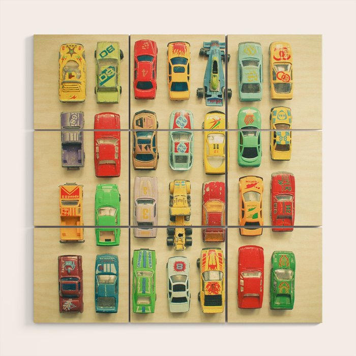 Car Park Wood Wall Art Gallery Image 1