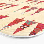 Three Christmas Trees Bath Mat Gallery Image 3