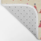 Three Christmas Trees Bath Mat Gallery Image 2