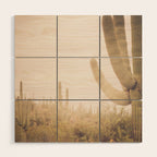 Saguaro Sunrise Wood Wall Art Gallery Image 1